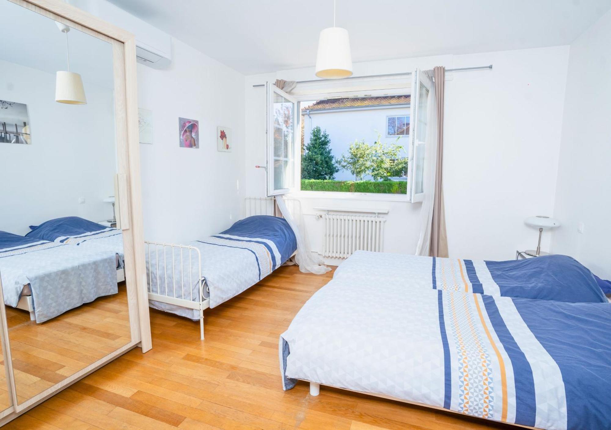 Charmant appartement avec terrasse dans villa Strasbourg Extérieur photo